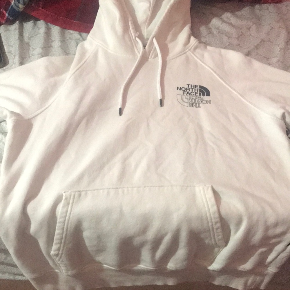 North face hoodie with no stains worn once